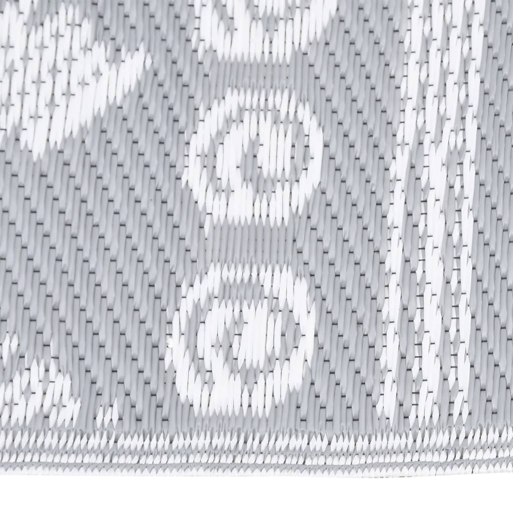 Outdoor Rug ARAKIL Grey 160x230 cm PP
