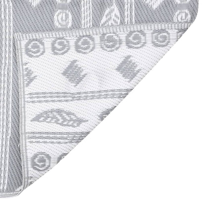 Outdoor Rug ARAKIL Grey 160x230 cm PP