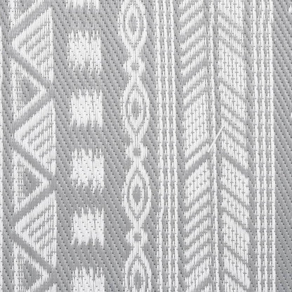 Outdoor Rug ARAKIL Grey 160x230 cm PP