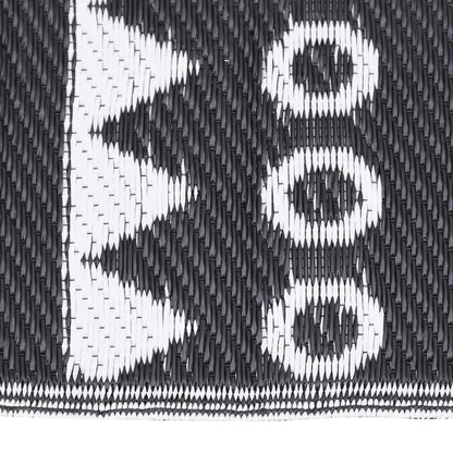 Outdoor Rug ARAKIL Black 80x150 cm PP