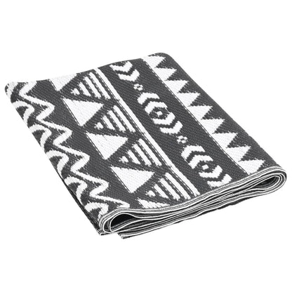 Outdoor Rug ARAKIL Black 80x150 cm PP