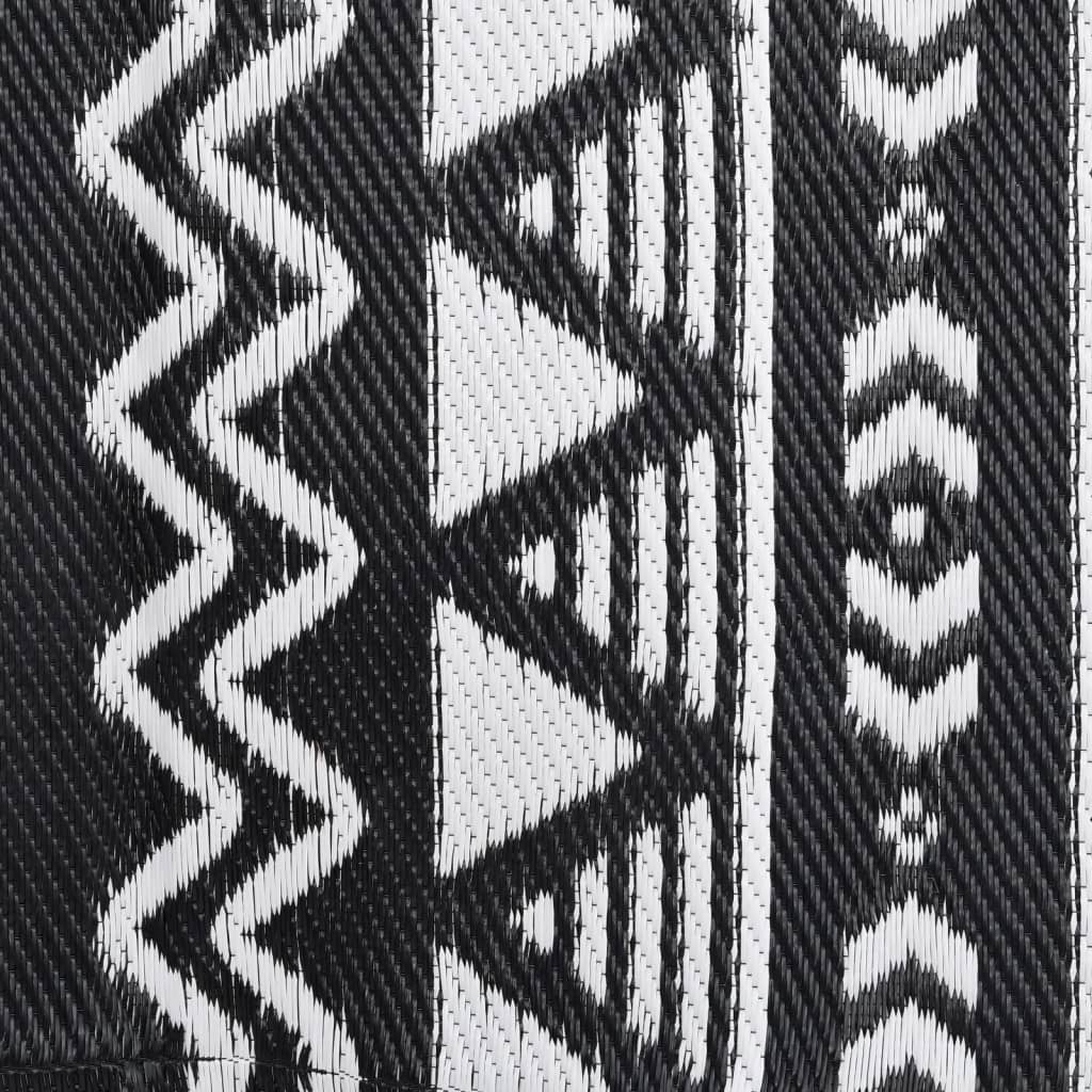 Outdoor Rug ARAKIL Black 80x150 cm PP