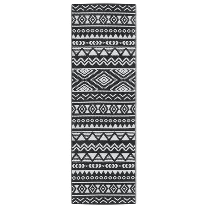 Outdoor Carpet ARAKIL Black 80x250 cm PP