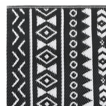Outdoor Carpet ARAKIL Black 80x250 cm PP