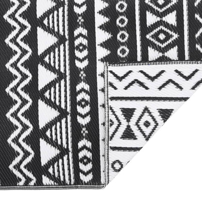 Outdoor Carpet ARAKIL Black 80x250 cm PP