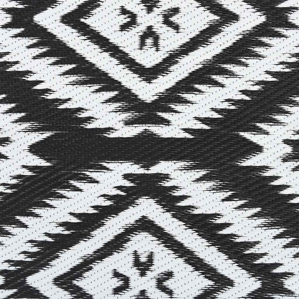 Outdoor Rug ARAKIL Black 120x180 cm PP