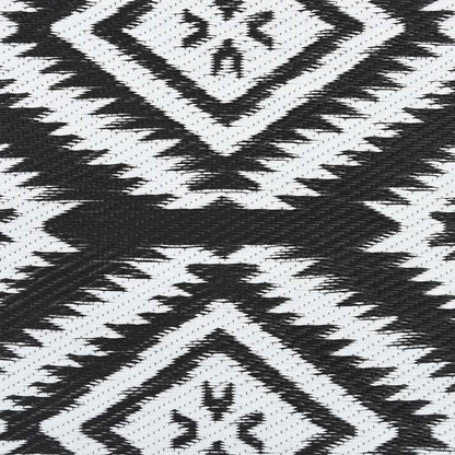 Outdoor Rug ARAKIL Black 120x180 cm PP