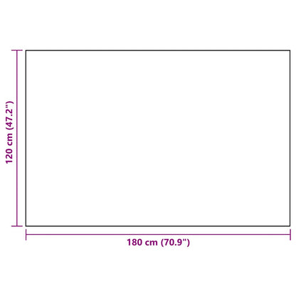 Outdoor Rug ARAKIL Black 120x180 cm PP