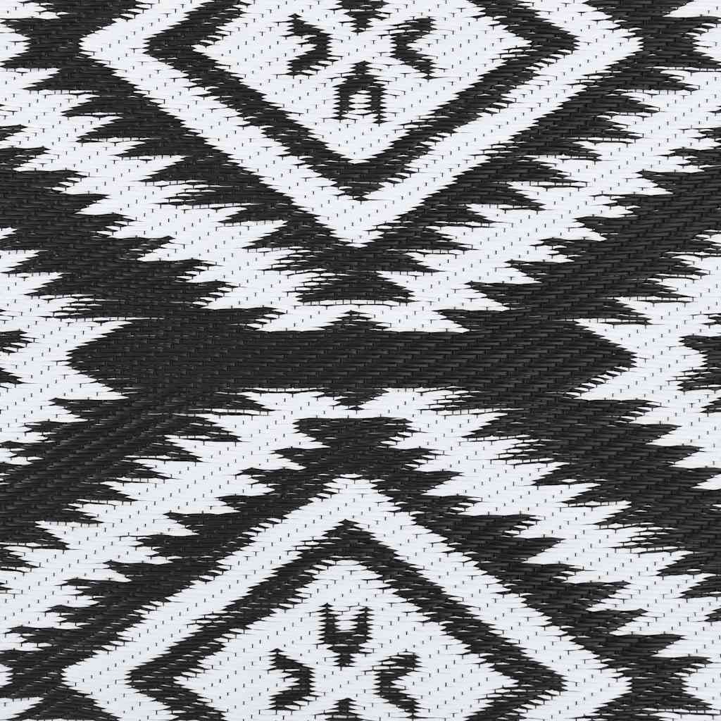 Outdoor Rug ARAKIL Black 160x230 cm PP