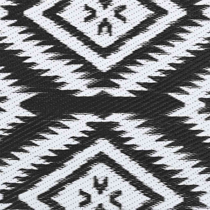 Outdoor Rug ARAKIL Black 160x230 cm PP