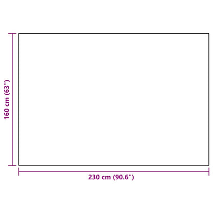 Outdoor Rug ARAKIL Black 160x230 cm PP