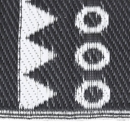 Outdoor Rug ARAKIL Black 190x290 cm PP