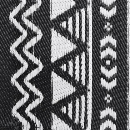 Outdoor Rug ARAKIL Black 190x290 cm PP