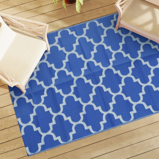 Outdoor Carpet ARAKIL Blue 140x200 cm PP
