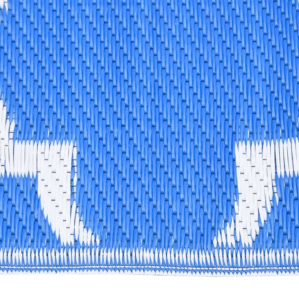 Outdoor Rug ARAKIL Blue 160x230 cm PP