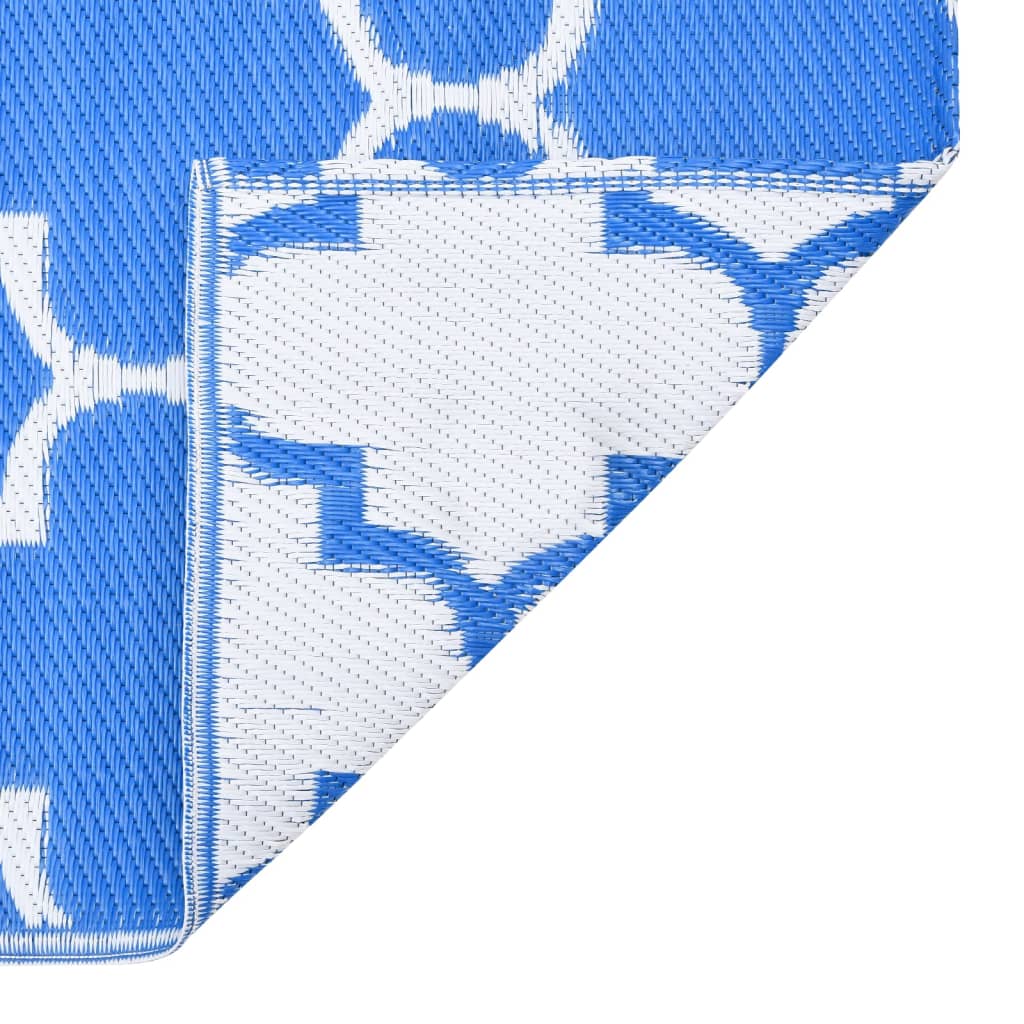 Outdoor Rug ARAKIL Blue 160x230 cm PP