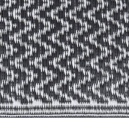 Outdoor Rug ARAKIL Black 140x200 cm PP