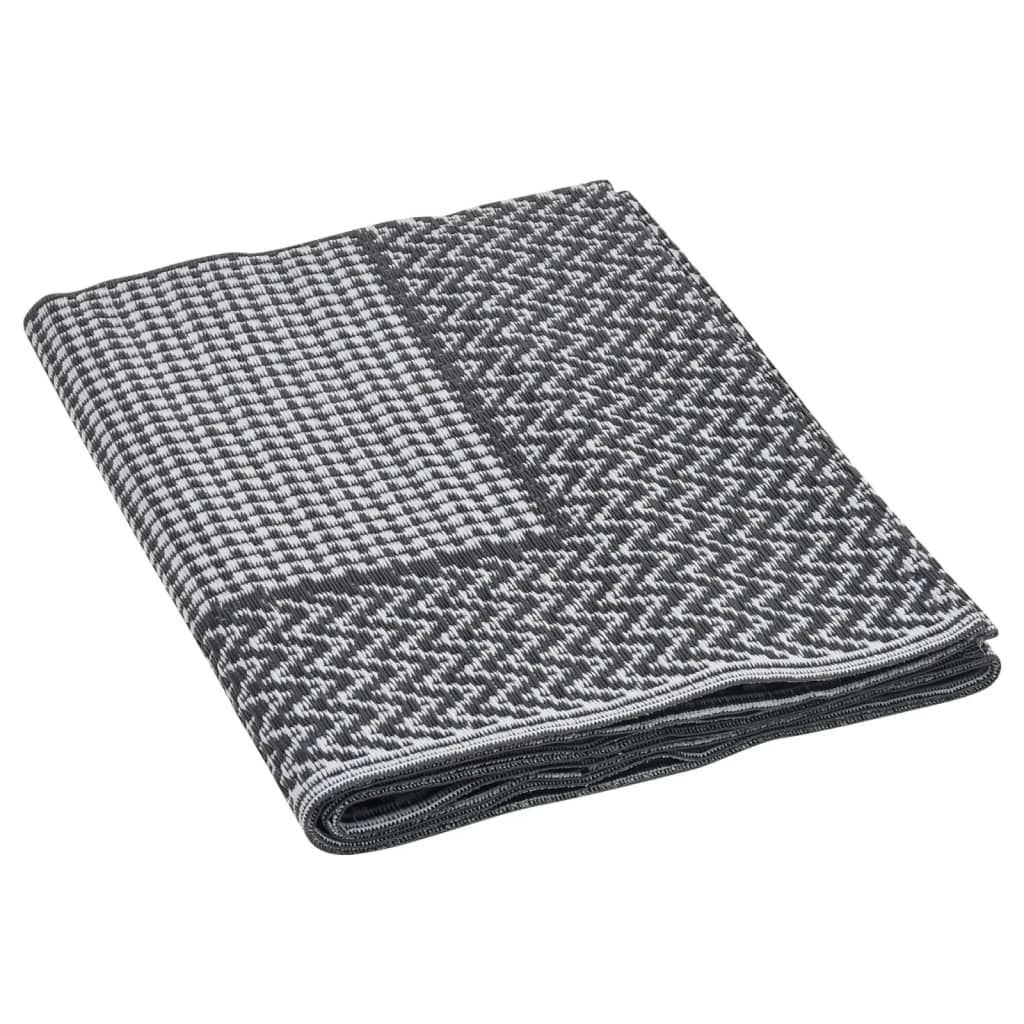 Outdoor Rug ARAKIL Black 140x200 cm PP