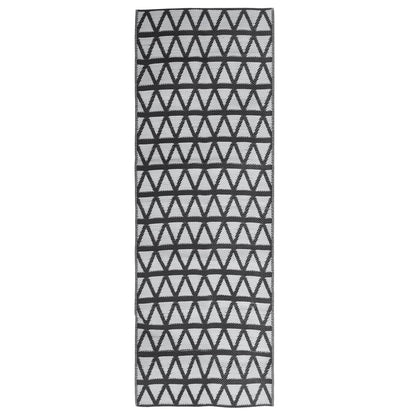 Outdoor Rug ARAKIL Black 80x250 cm PP