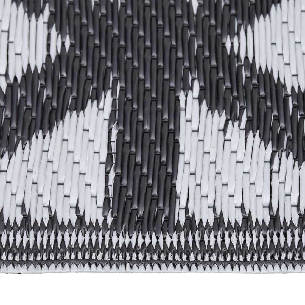 Outdoor Rug ARAKIL Black 80x250 cm PP