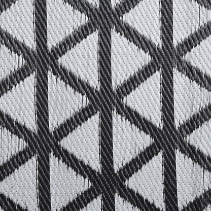 Outdoor Rug ARAKIL Black 80x250 cm PP