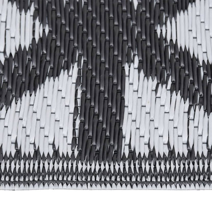 Outdoor Rug ARAKIL Black 140x200 cm PP