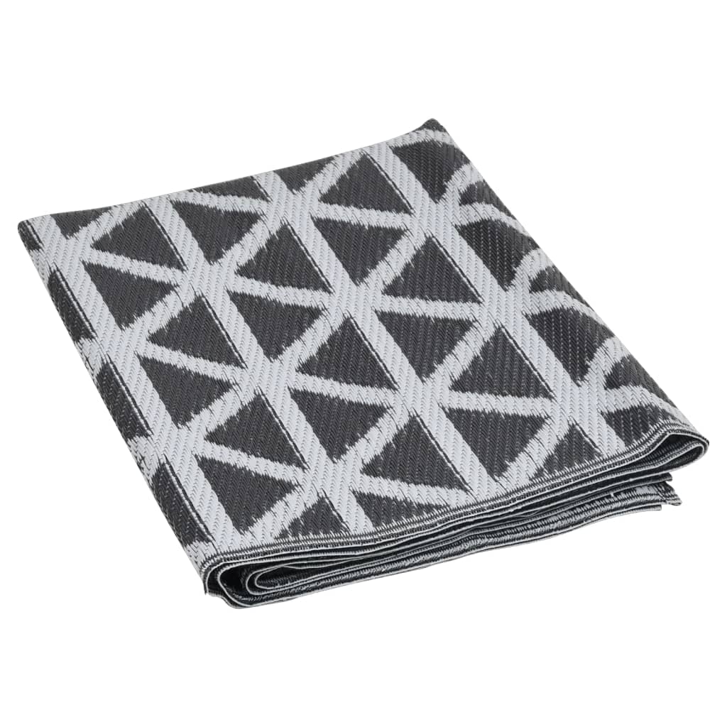 Outdoor Rug ARAKIL Black 140x200 cm PP