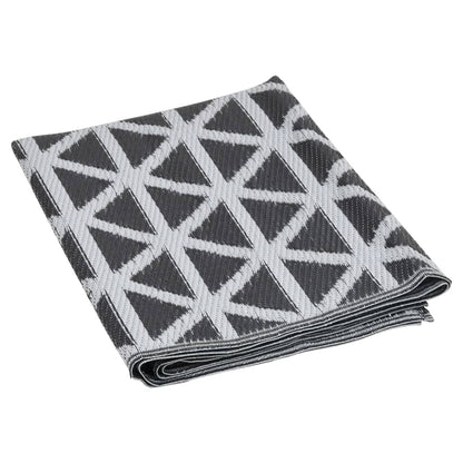 Outdoor Rug ARAKIL Black 140x200 cm PP