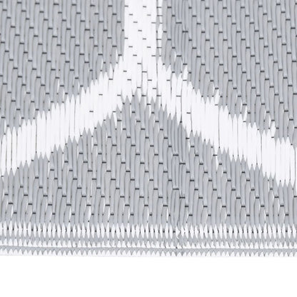 Outdoor Rug ARAKIL Grey 80x250 cm PP
