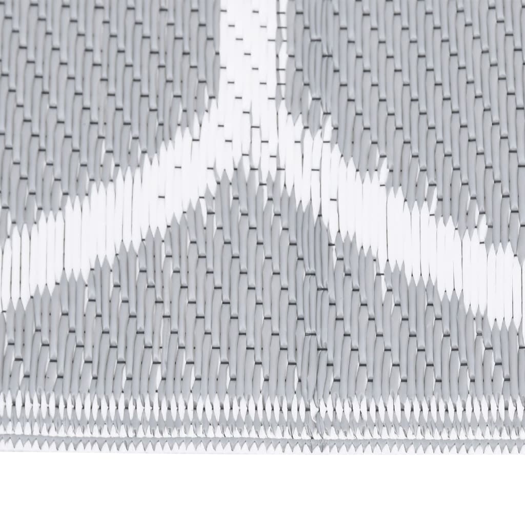 Outdoor Rug ARAKIL Grey 140x200 cm PP