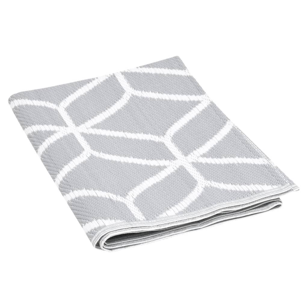 Outdoor Rug ARAKIL Grey 140x200 cm PP
