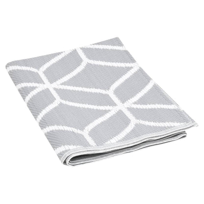 Outdoor Rug ARAKIL Grey 140x200 cm PP