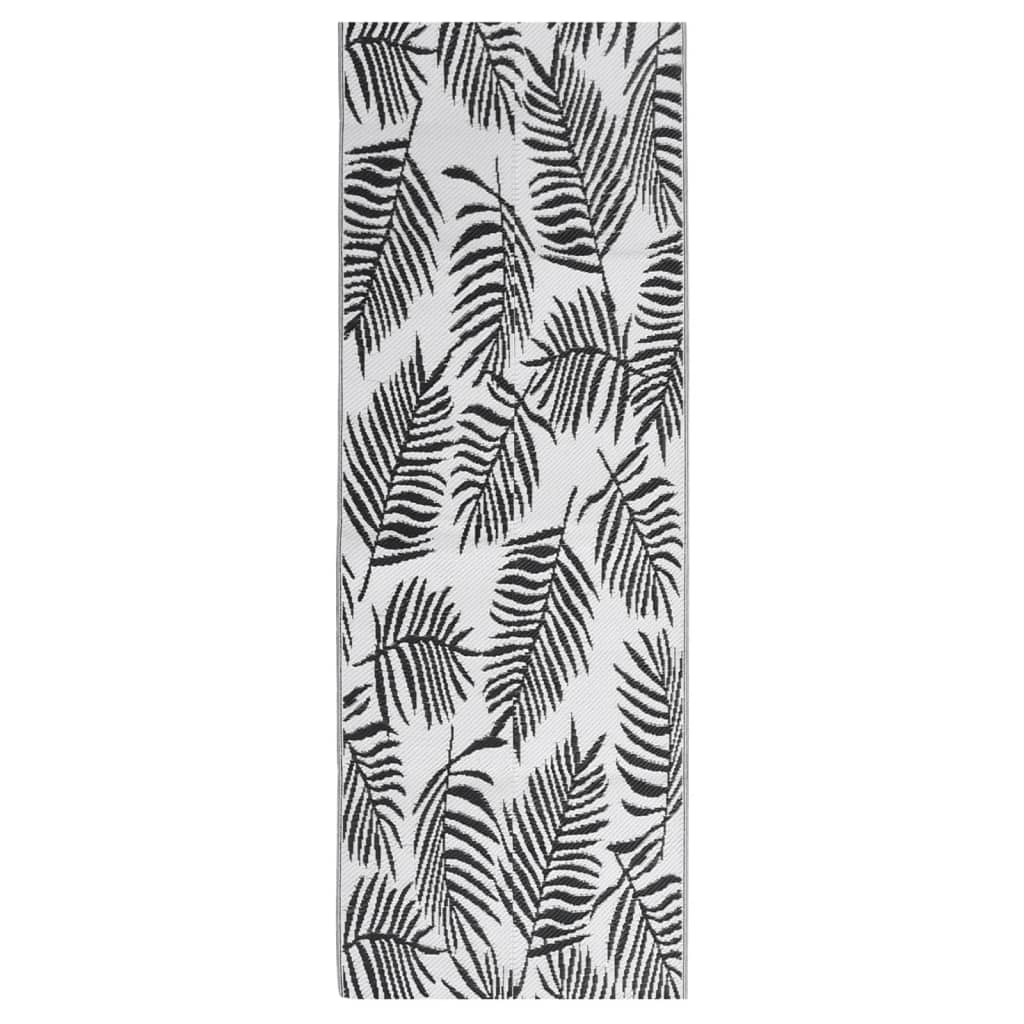 Outdoor Rug ARAKIL Black 80x250 cm PP