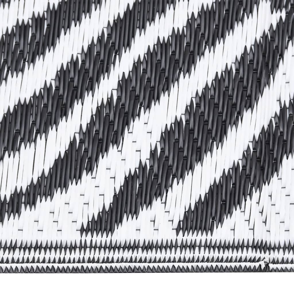 Outdoor Rug ARAKIL Black 80x250 cm PP