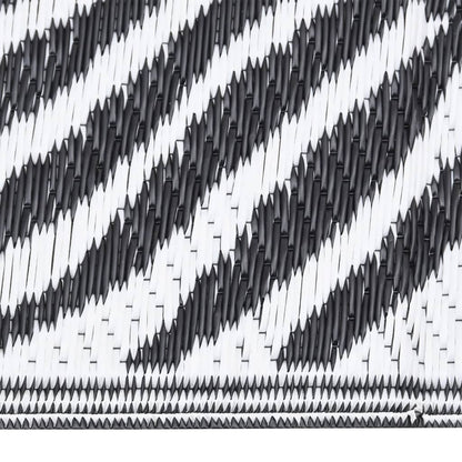 Outdoor Rug ARAKIL Black 80x250 cm PP