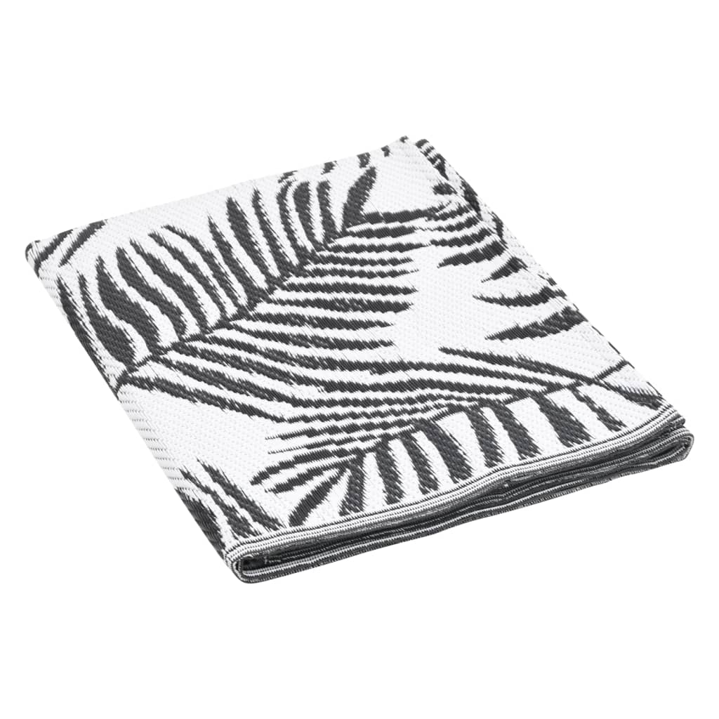 Outdoor Rug ARAKIL Black 140x200 cm PP