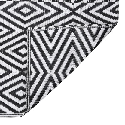 Outdoor Rug ARAKIL Black 80x250 cm PP