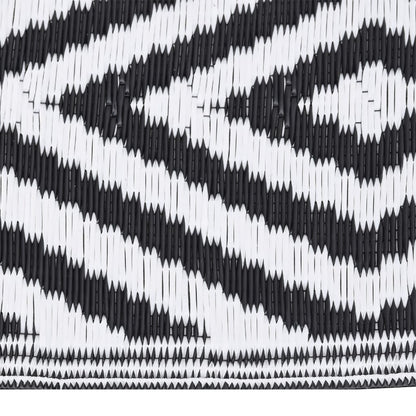 Outdoor Rug ARAKIL Black 140x200 cm PP