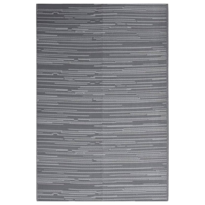 Outdoor Rug ARAKIL Anthracite 140x200 cm PP