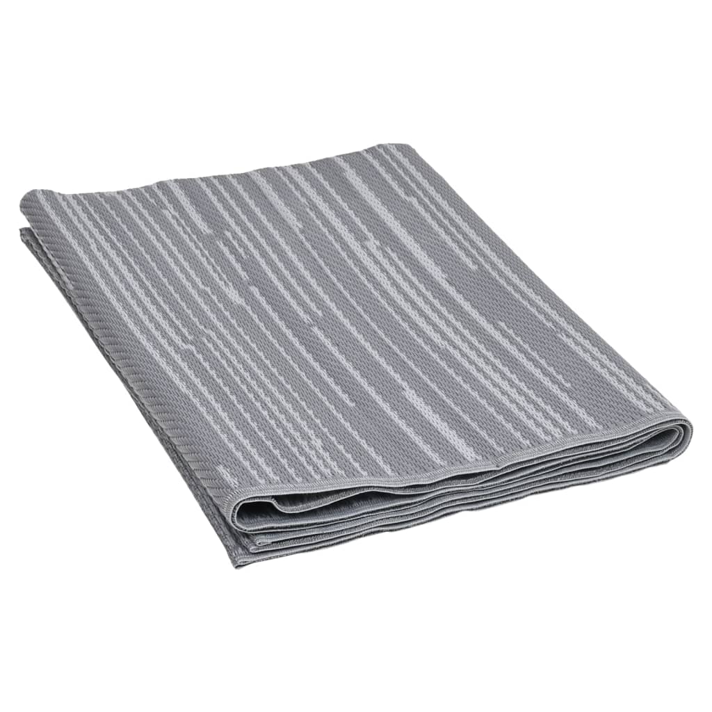 Outdoor Rug ARAKIL Anthracite 140x200 cm PP