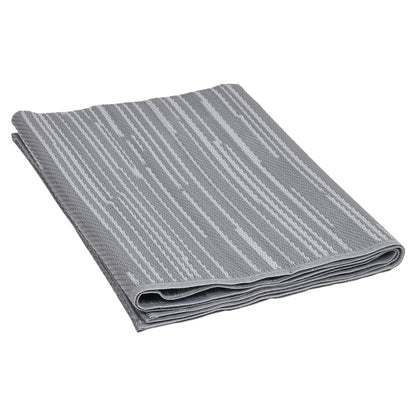 Outdoor Rug ARAKIL Anthracite 140x200 cm PP