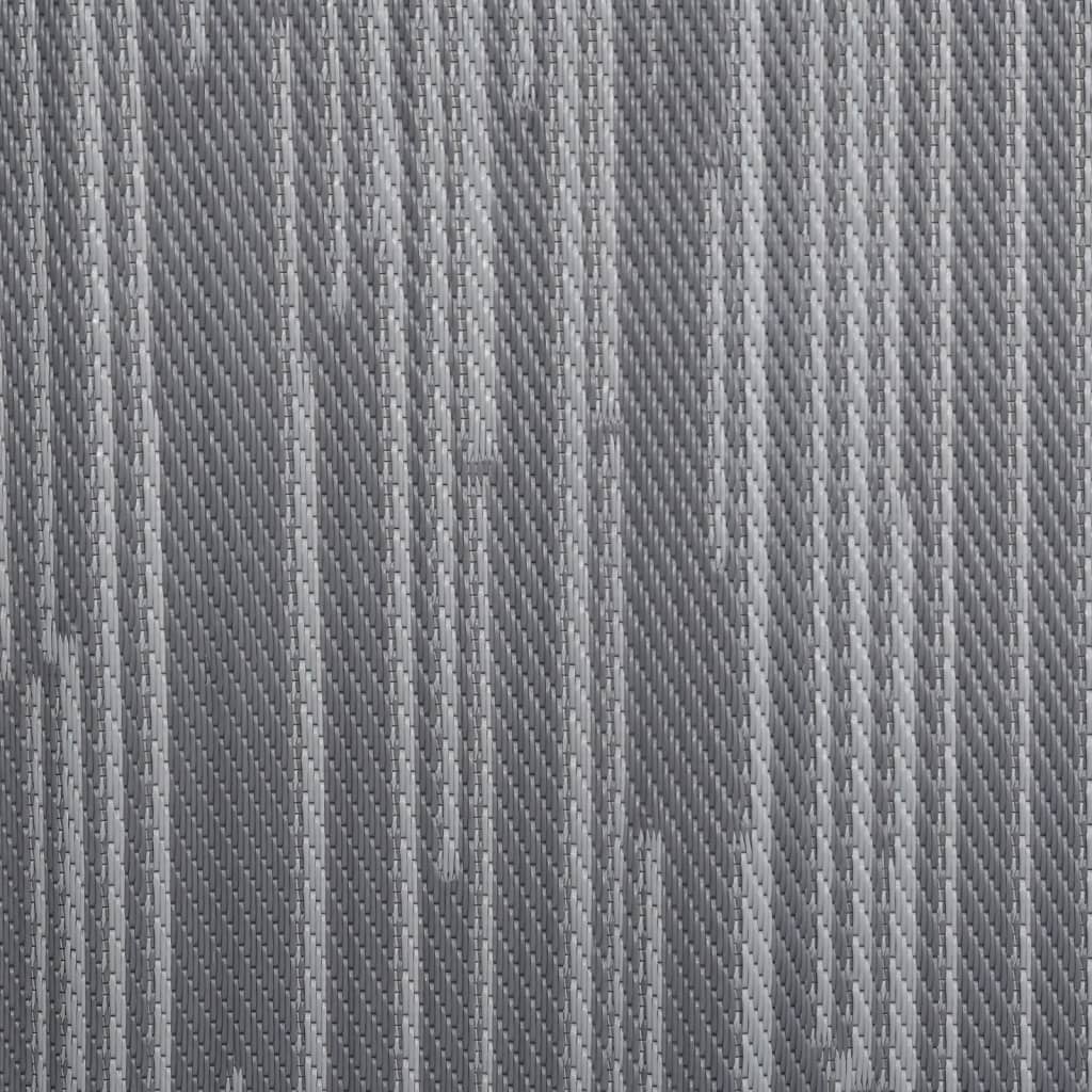 Outdoor Rug ARAKIL Anthracite 140x200 cm PP