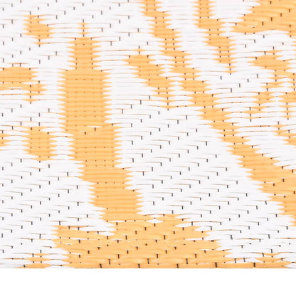 Outdoor Rug ARAKIL Yellow 140x200 cm PP