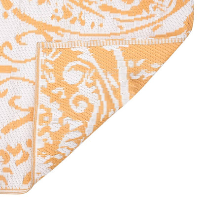 Outdoor Rug ARAKIL Yellow 140x200 cm PP