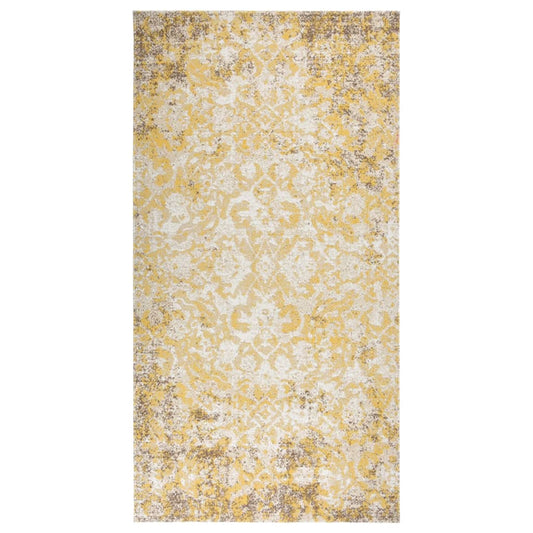 Outdoor Rug Flatweave 80x150 cm Yellow