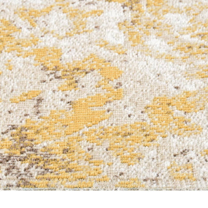 Outdoor Rug Flatweave 80x150 cm Yellow
