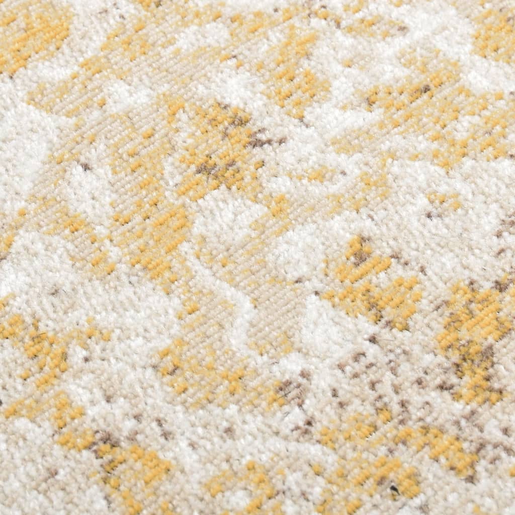 Outdoor Rug Flatweave 80x150 cm Yellow