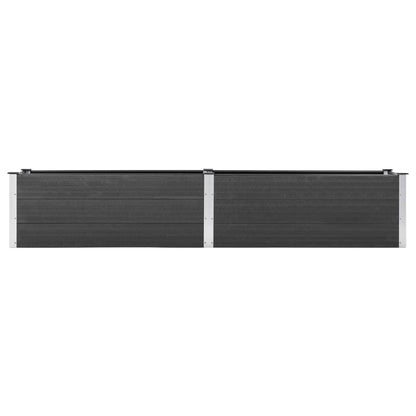 Garden Raised Bed 200x50x54 cm WPC Grey