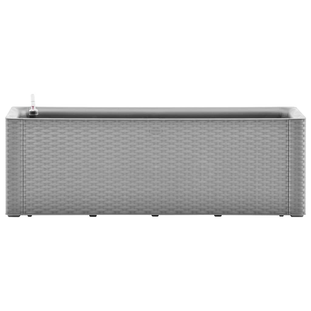 Garden Raised Bed with Self Watering System Grey 100x43x33 cm