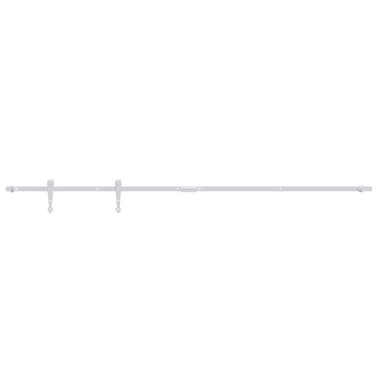 Mini Sliding Cabinet Door Kit Carbon Steel White 200 cm